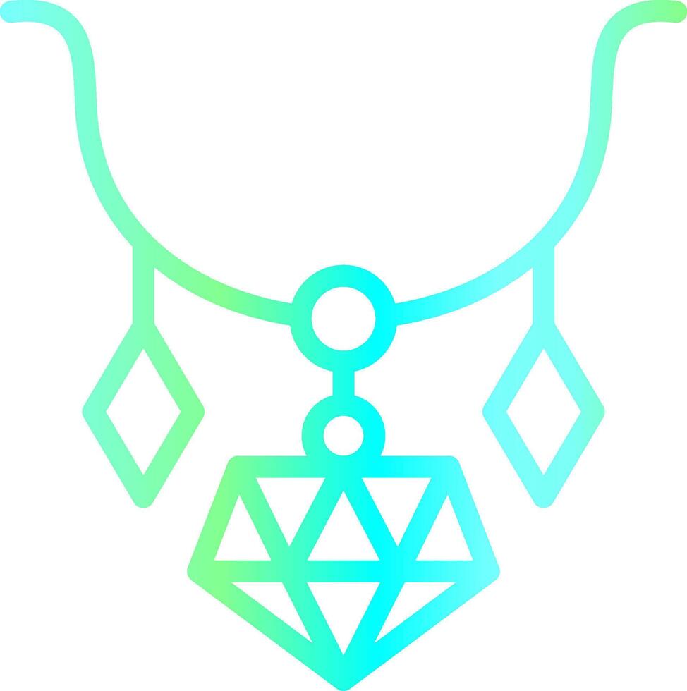 Necklace Creative Icon Design vector