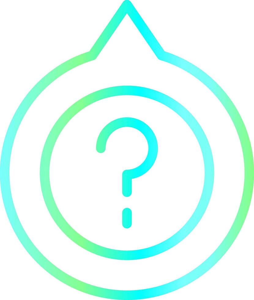 Question Creative Icon Design vector