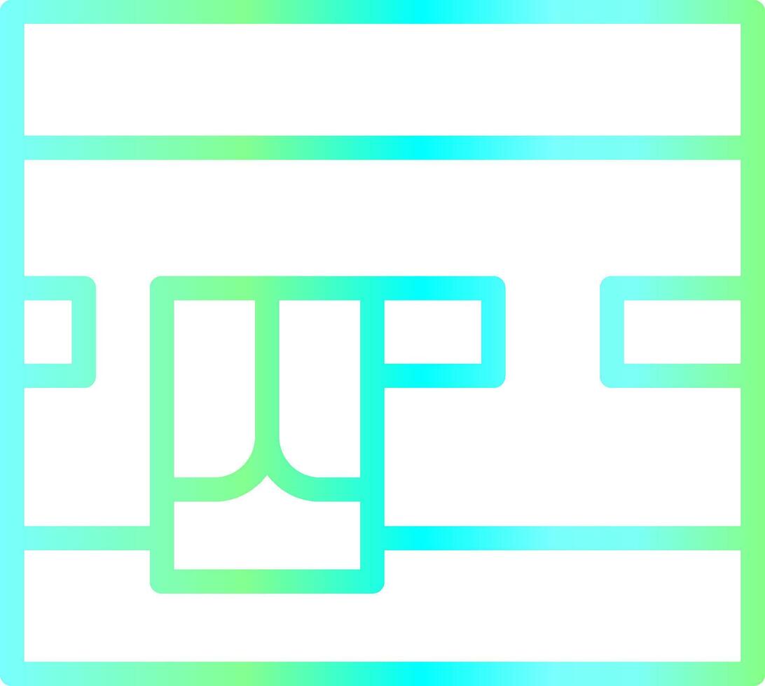 Kaaba Creative Icon Design vector