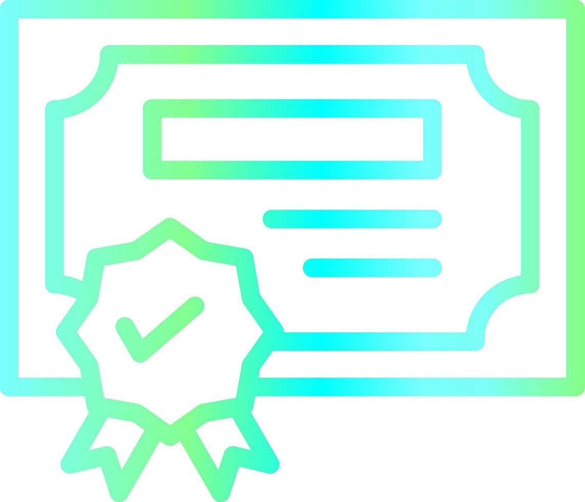 Certification Creative Icon Design vector