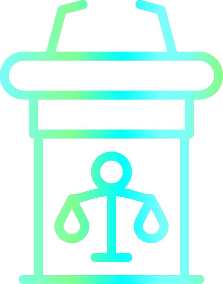 Tribune Creative Icon Design vector