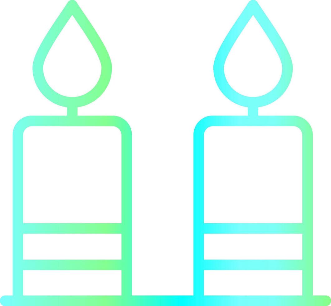 Candle Creative Icon Design vector
