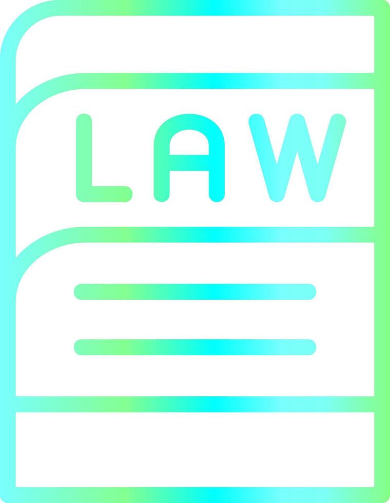 Law Book Creative Icon Design vector