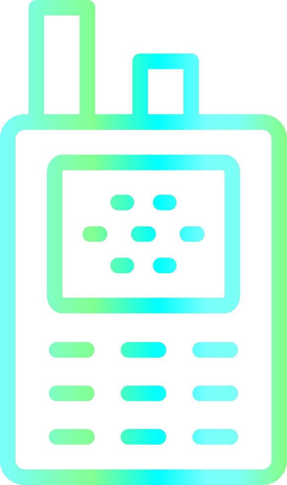 Walkie Talkie Creative Icon Design vector