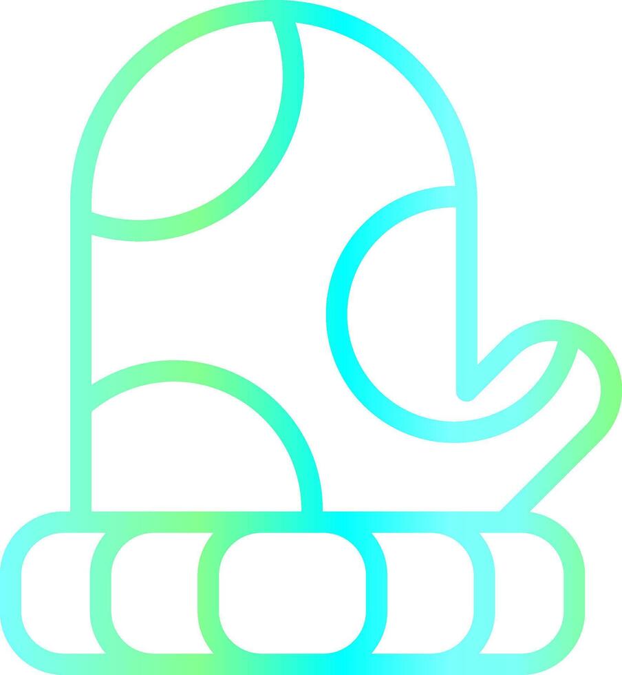 Mitten Creative Icon Design vector