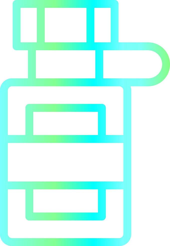 Water Bottle Creative Icon Design vector