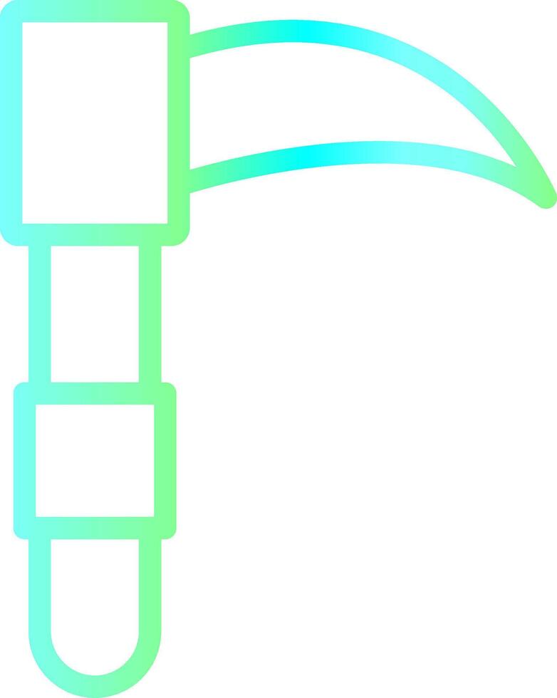 Line Blue Green Gradient Design vector