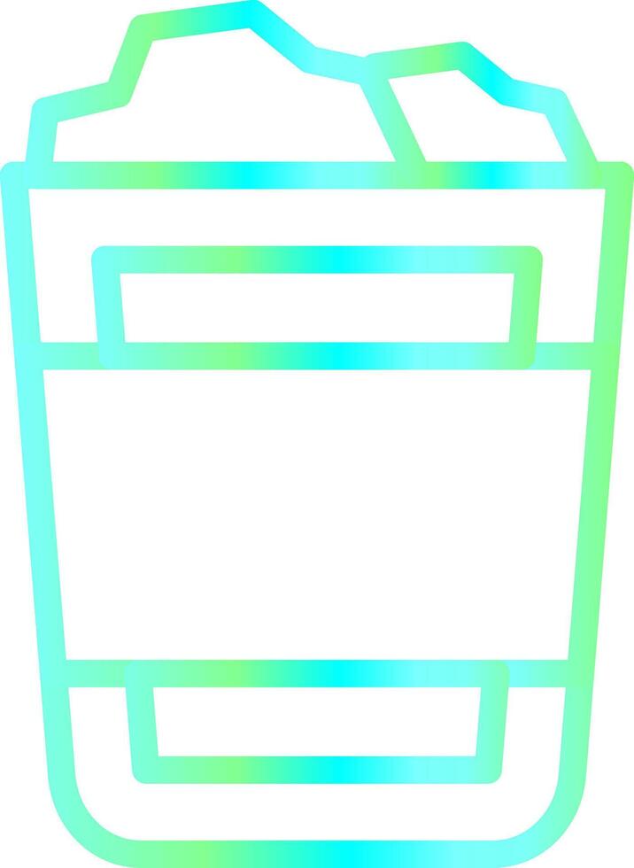 Paper Bin Creative Icon Design vector