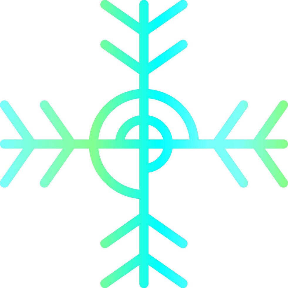 Snowflake Creative Icon Design vector