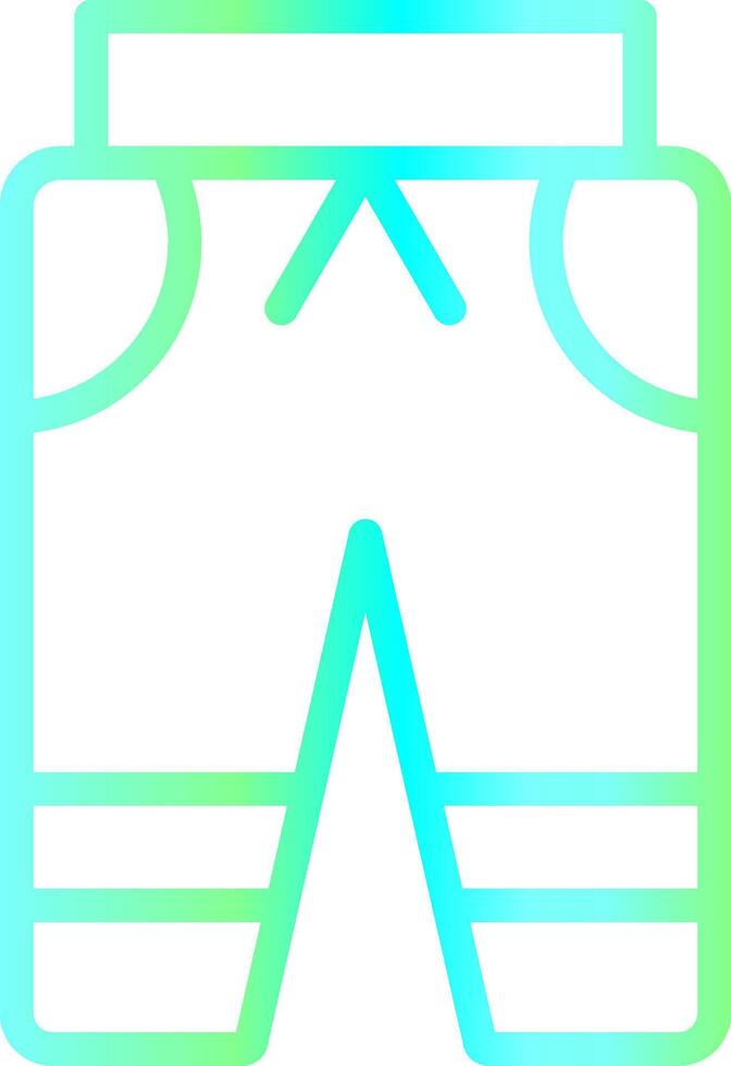 Ski Pant Creative Icon Design vector