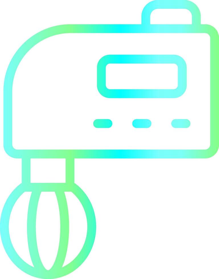 Hand Mixer Creative Icon Design vector