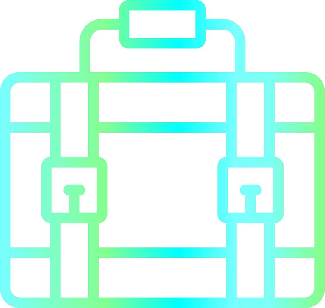 Suitcase Creative Icon Design vector