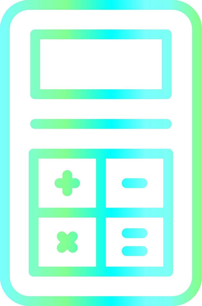 Line Blue Green Gradient Design vector