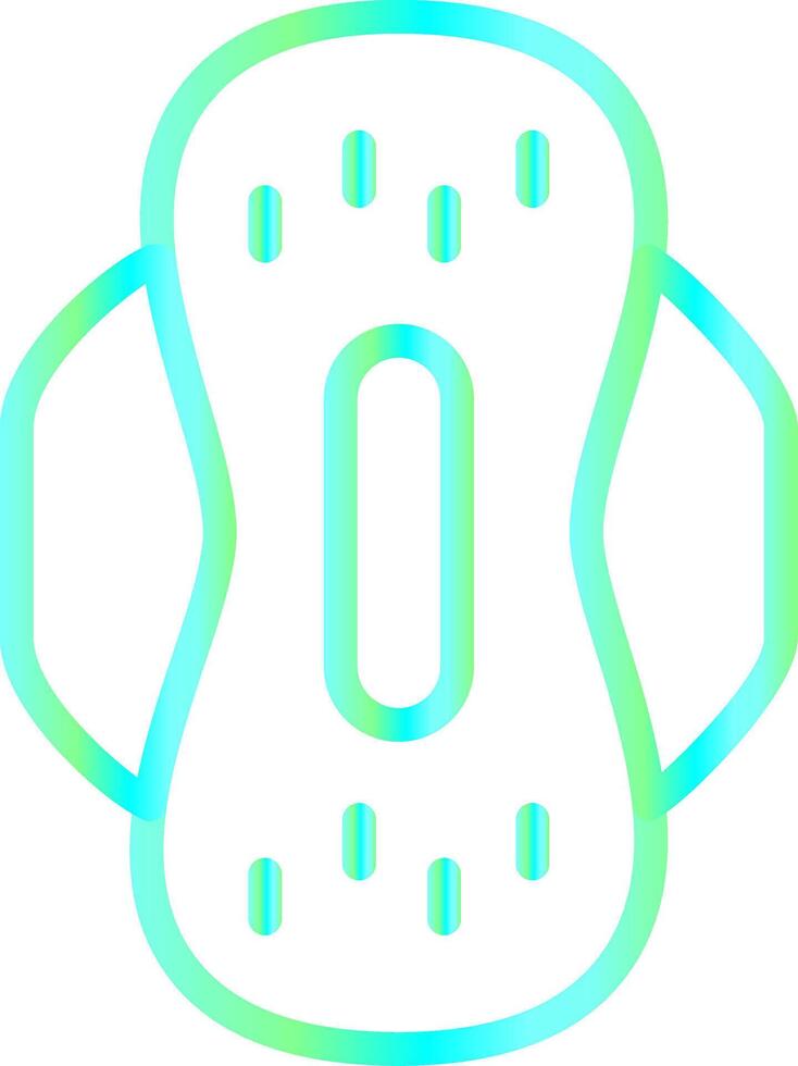 Sanitary Napkin Creative Icon Design vector
