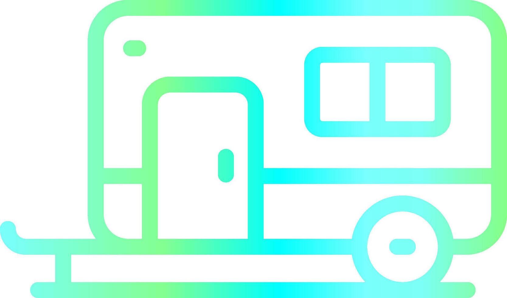 Caravan Creative Icon Design vector