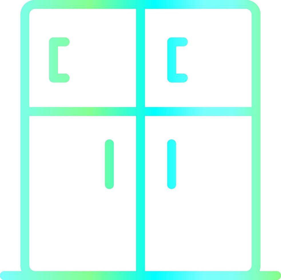 Fridge Creative Icon Design vector