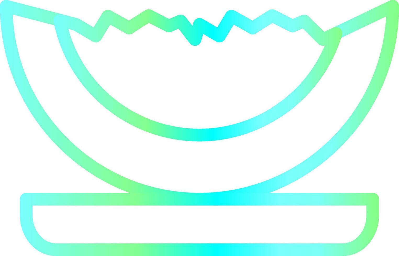 Watermelon Creative Icon Design vector