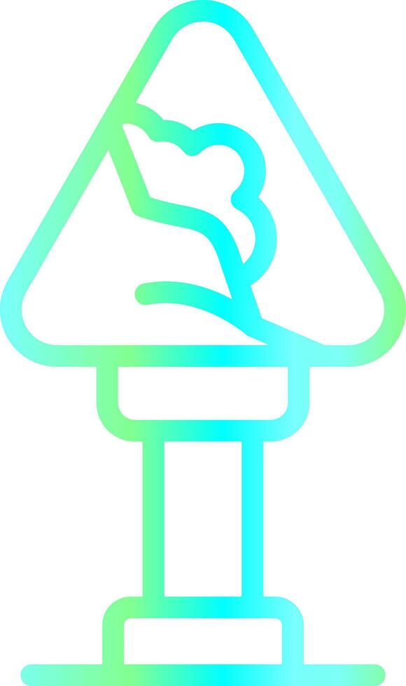 Avalanche Sign Creative Icon Design vector