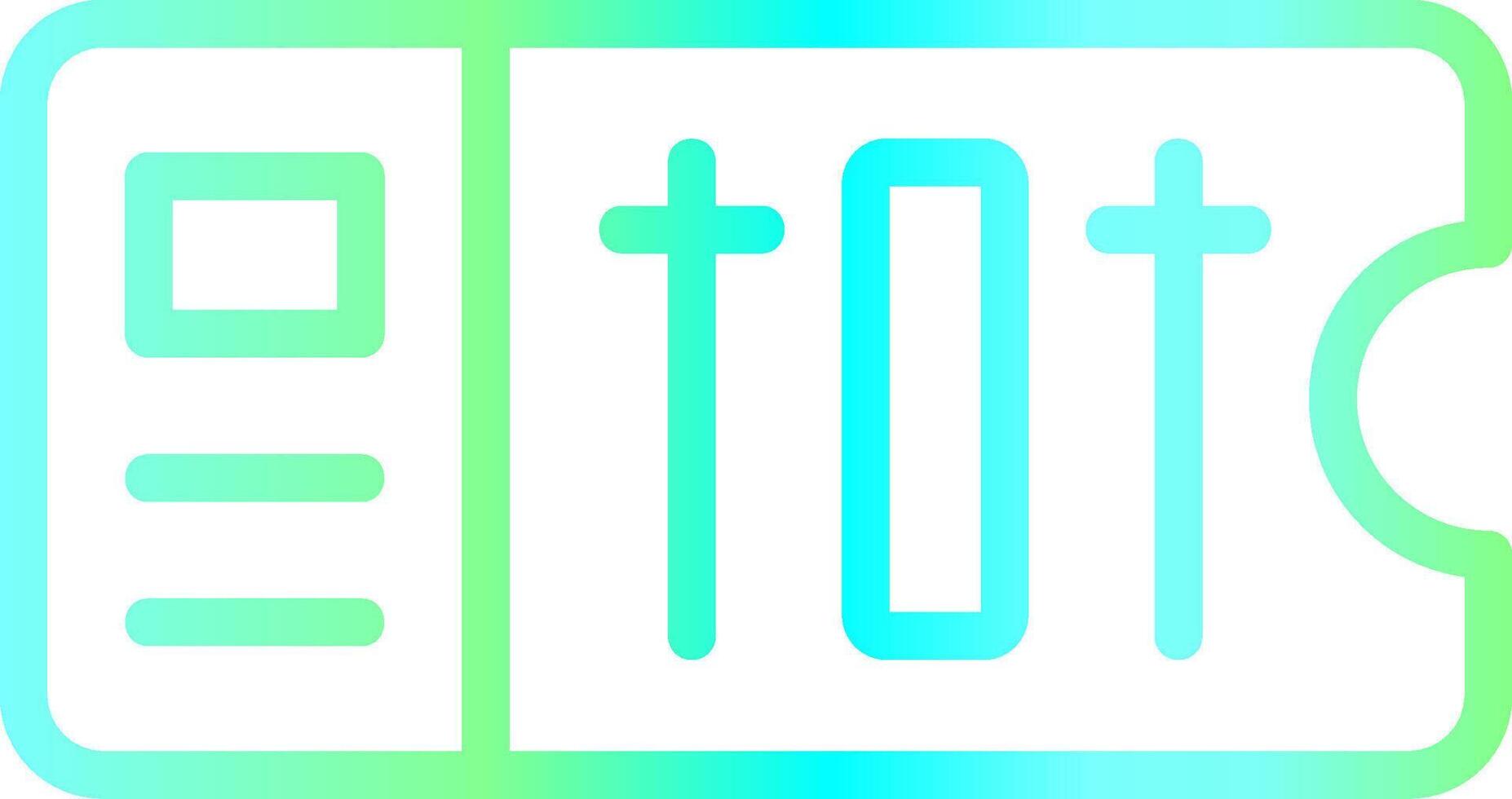 Ticket Creative Icon Design vector