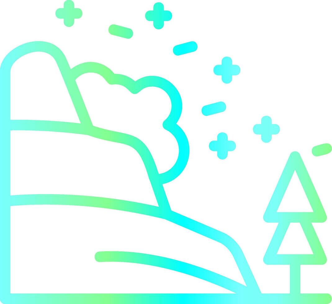 Avalanche Creative Icon Design vector