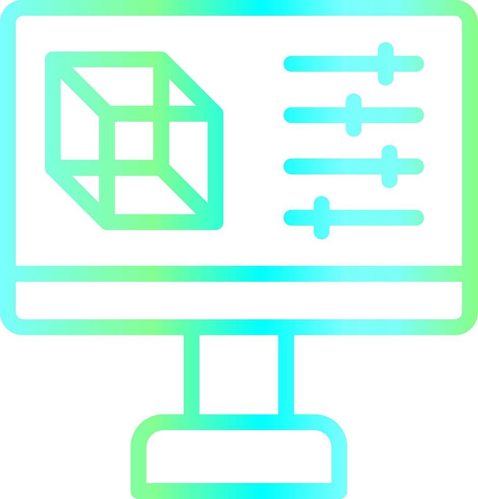 Simulation Creative Icon Design vector