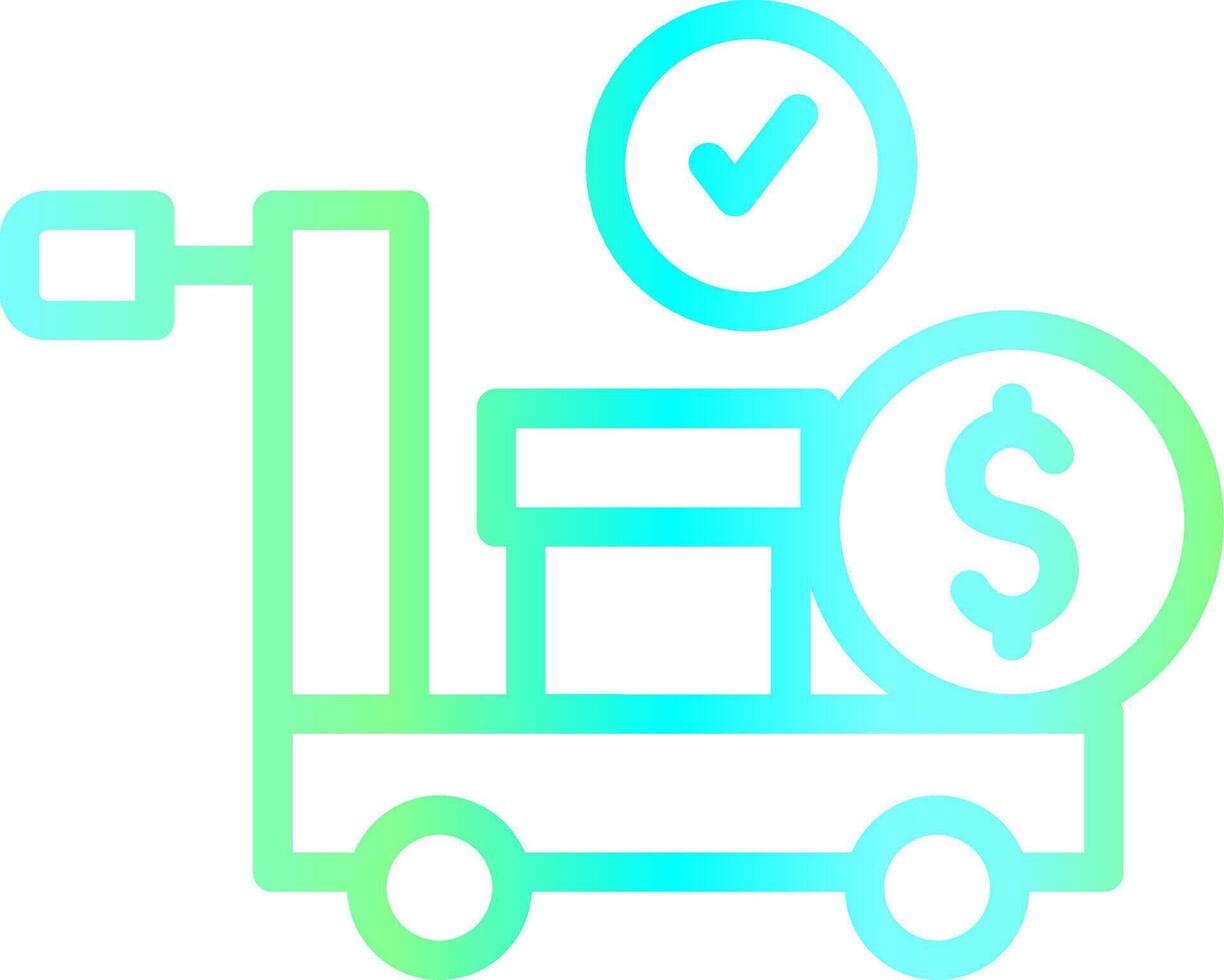 Procurement Creative Icon Design vector