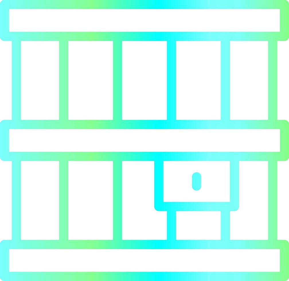 Jail Creative Icon Design vector