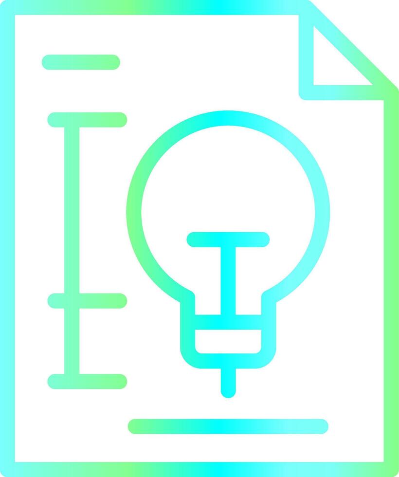 Patent Creative Icon Design vector