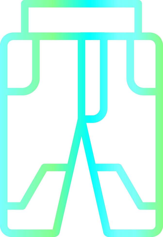 Ski Pant Creative Icon Design vector