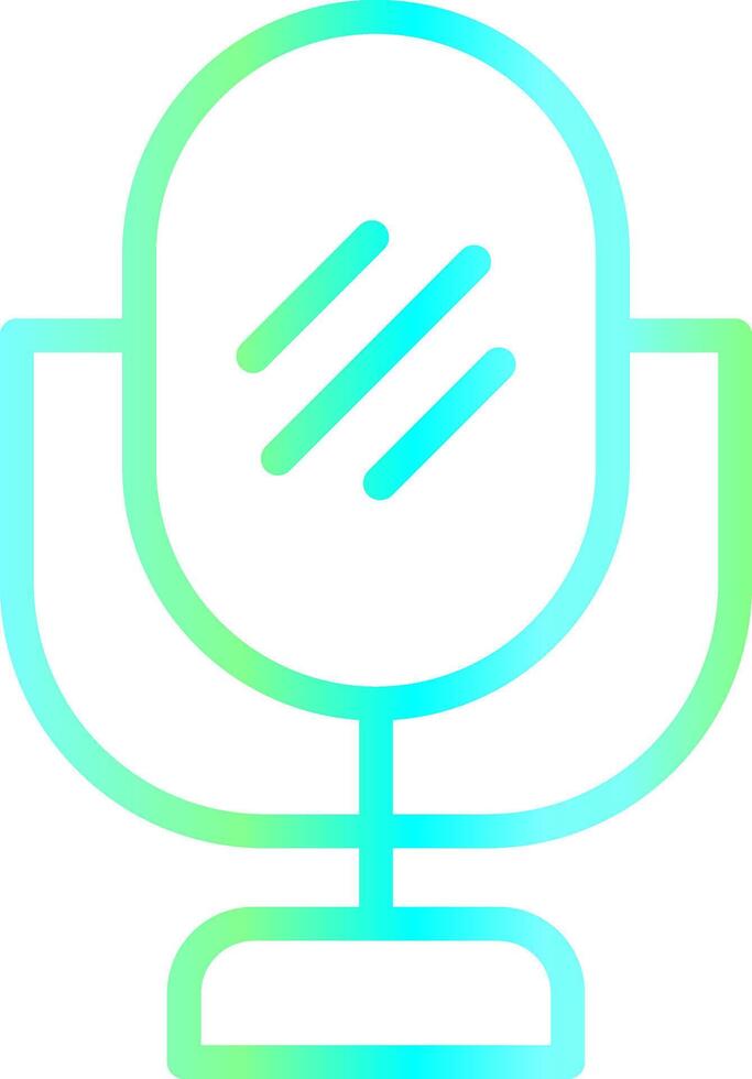 Mirror Creative Icon Design vector