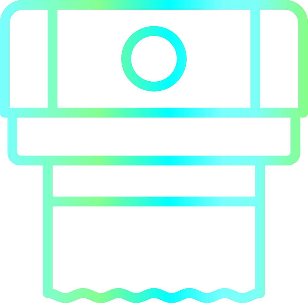 Paper Towel Creative Icon Design vector