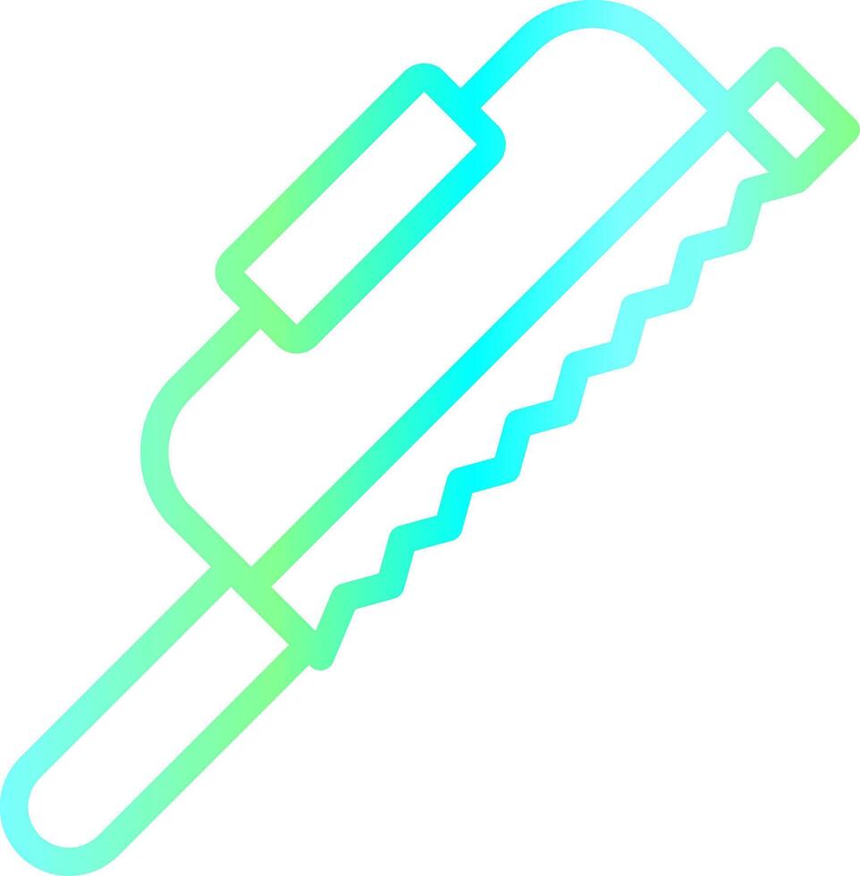 Coping Saw Creative Icon Design vector