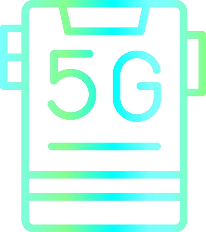 5G Creative Icon Design vector