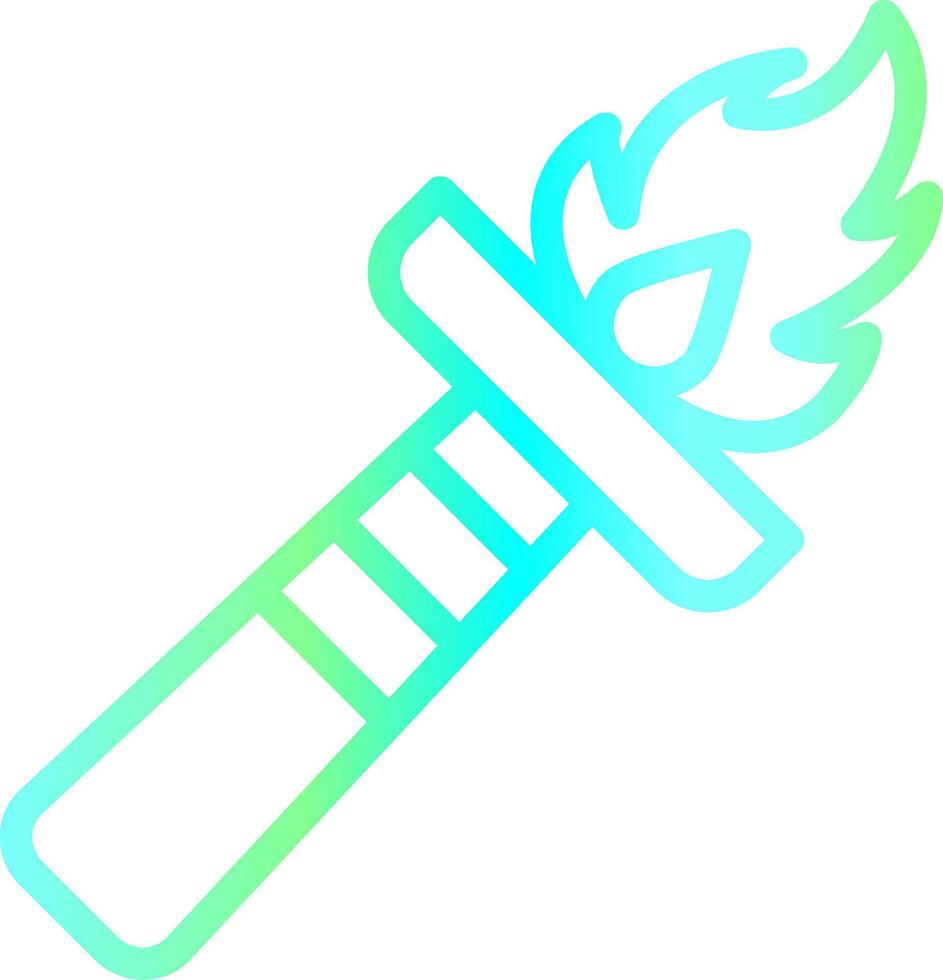 Torch Creative Icon Design vector