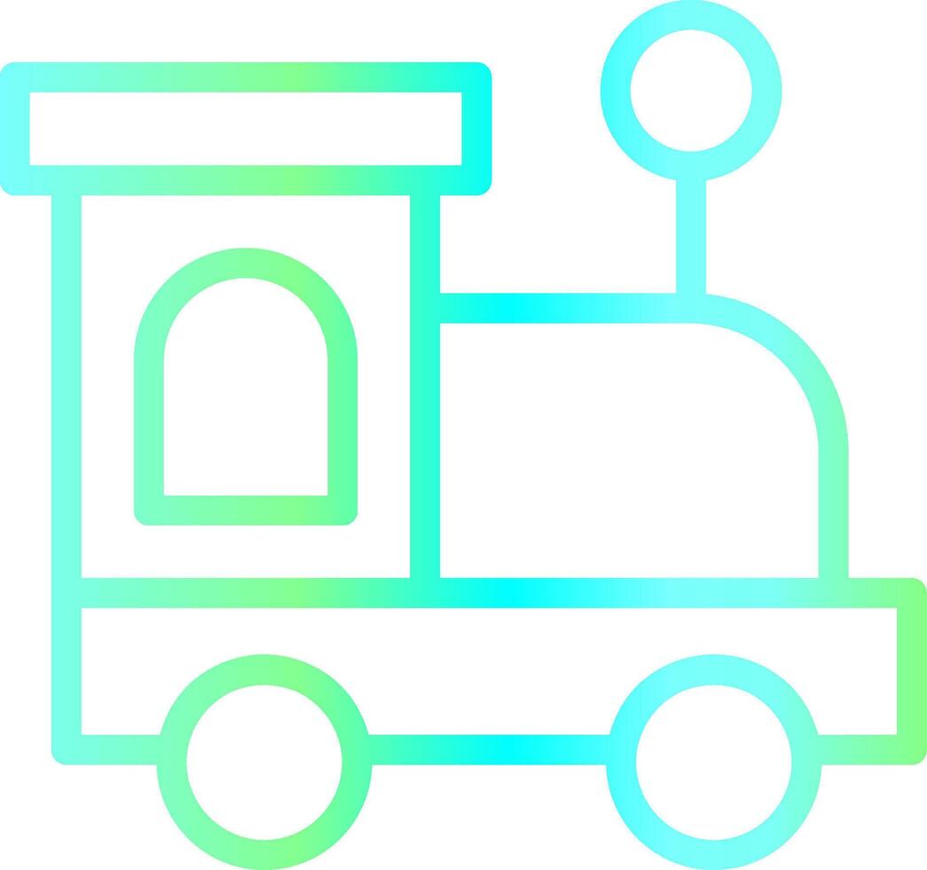 Line Blue Green Gradient Design vector