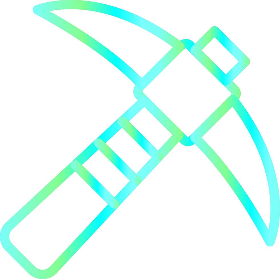 Pickaxe Creative Icon Design vector