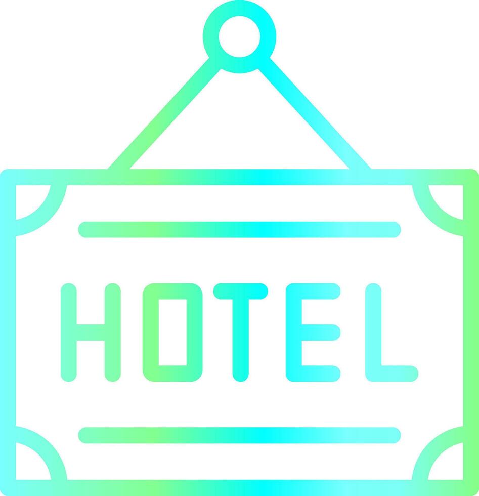 Hotel Creative Icon Design vector