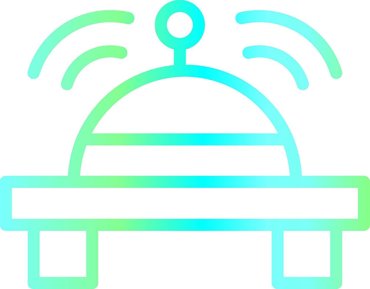 Reception Bell Creative Icon Design vector