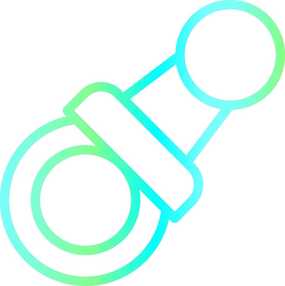 Pacifier Creative Icon Design vector