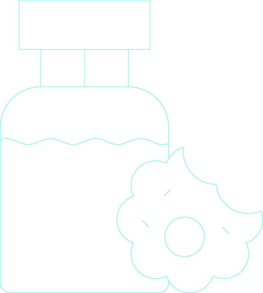 Cookie And Milk Creative Icon Design vector