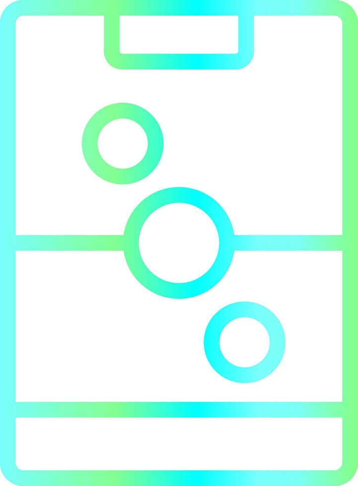 Line Blue Green Gradient Design vector