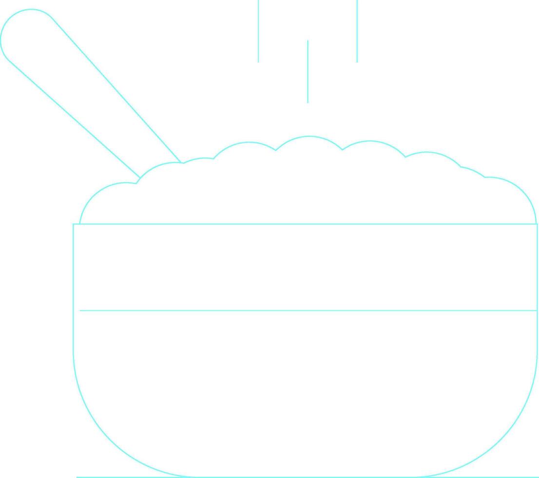 Porridge Creative Icon Design vector