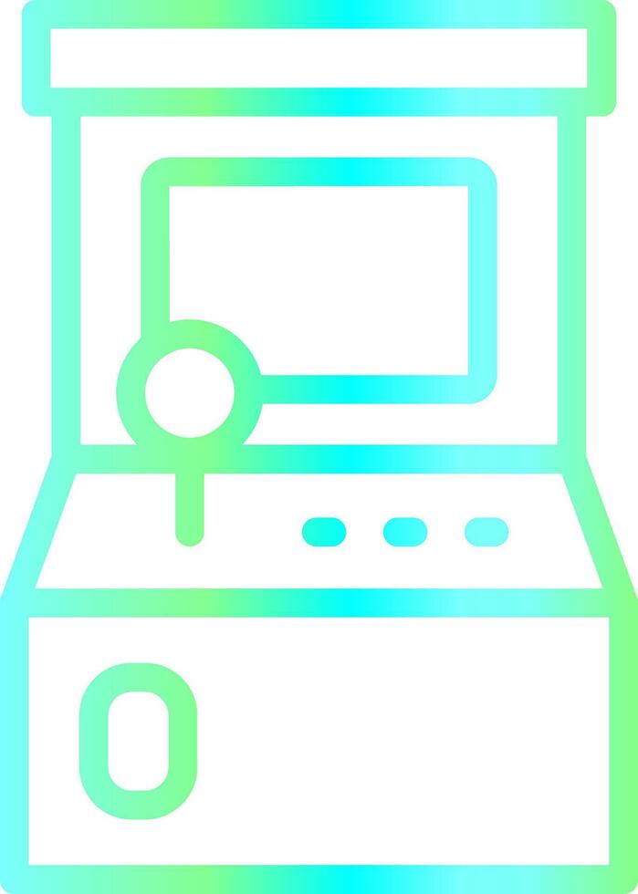 Line Blue Green Gradient Design vector