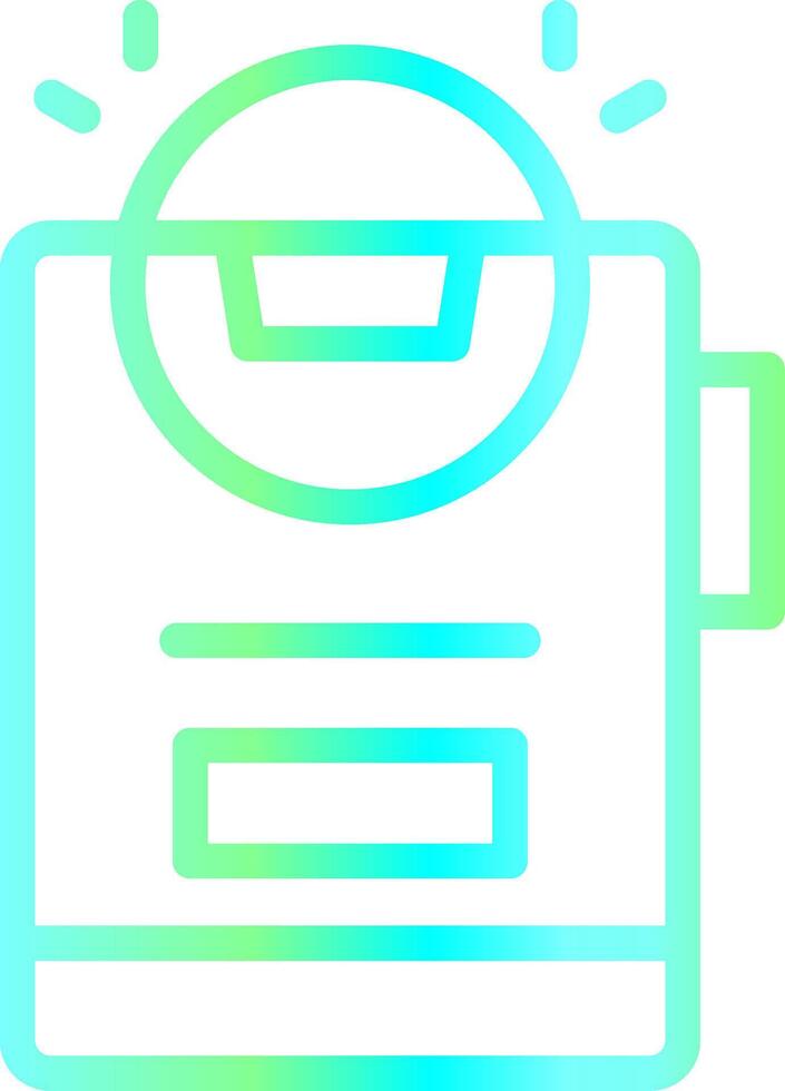 Light Creative Icon Design vector