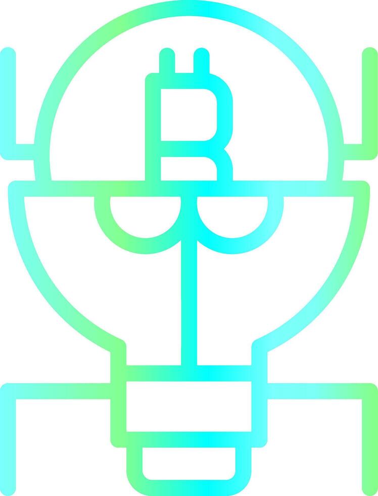 Cryptocurrency Creative Icon Design vector