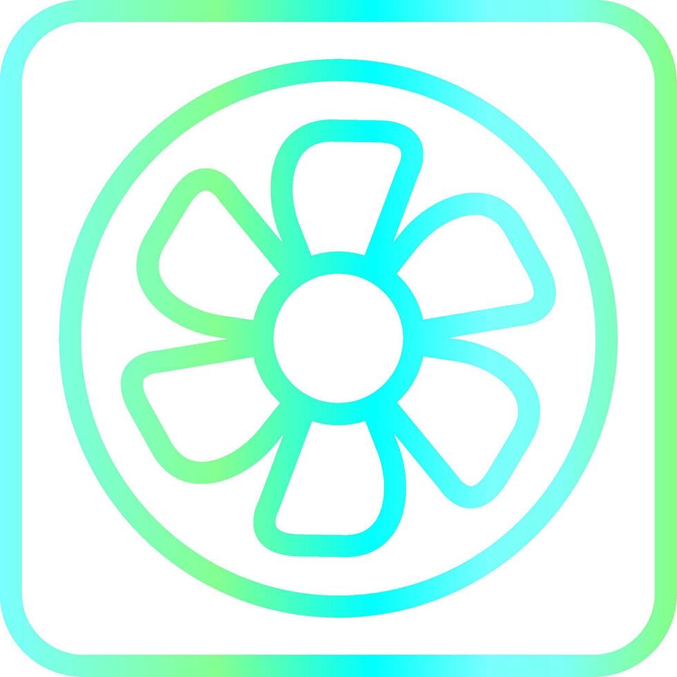 Fan Creative Icon Design vector