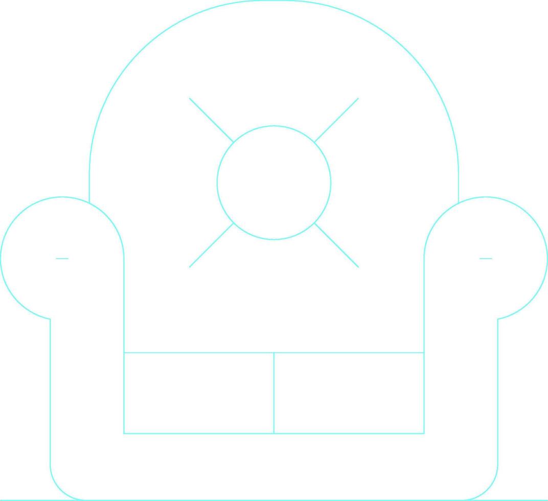 Armchair Creative Icon Design vector