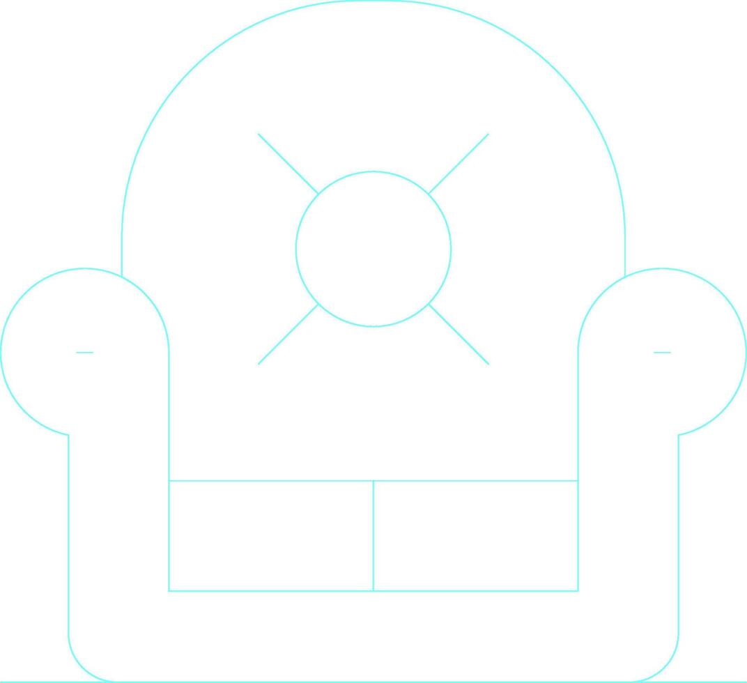 Armchair Creative Icon Design vector