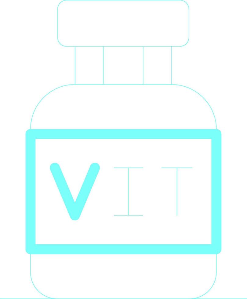 diseño de icono creativo de vitaminas vector