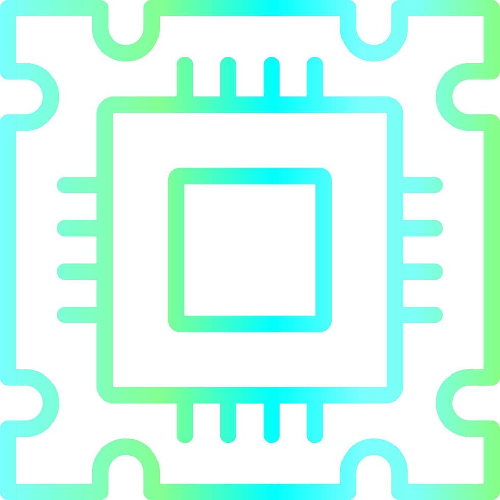 Processor Creative Icon Design vector